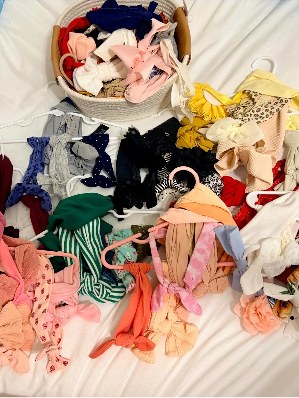 Assorted Colorful Hair Bows & Headbands - Multi $25